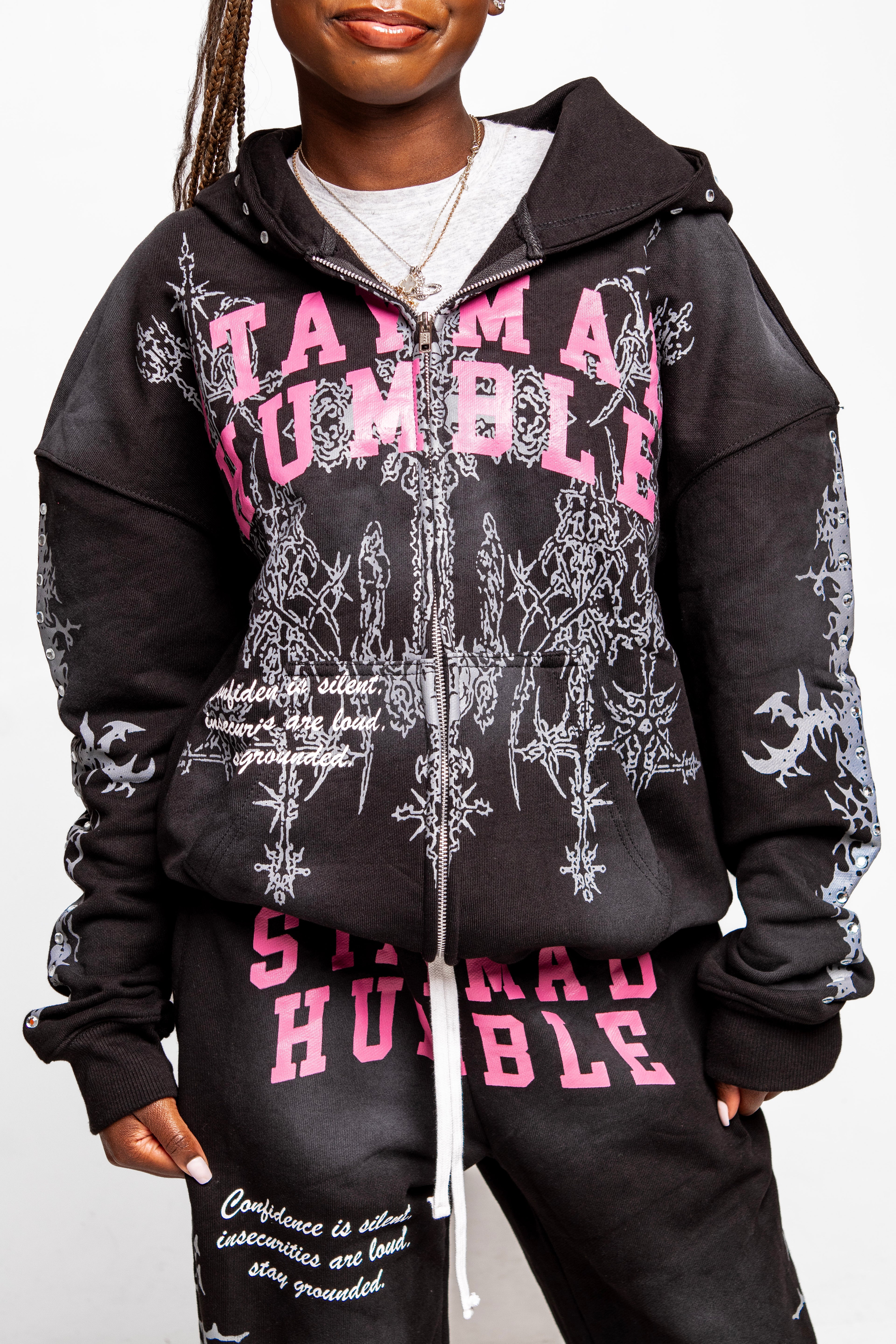STAY MAD HUMBLE ZIP-UP